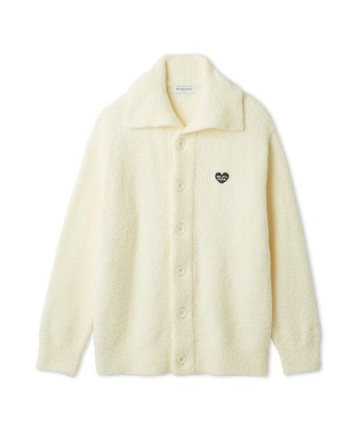 【HOMME】べビモコハートロゴ刺繍カーディガン