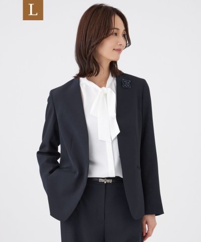 【L】【美シリーズ・セットアップ対応・ウォッシャブル】バックサテンジョーゼットジ