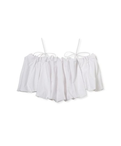 オフショルタックバルーンブラウス