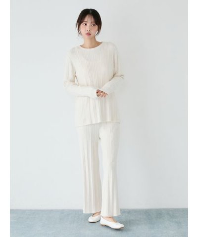 調温スムーズィーランダムリブロングパンツ