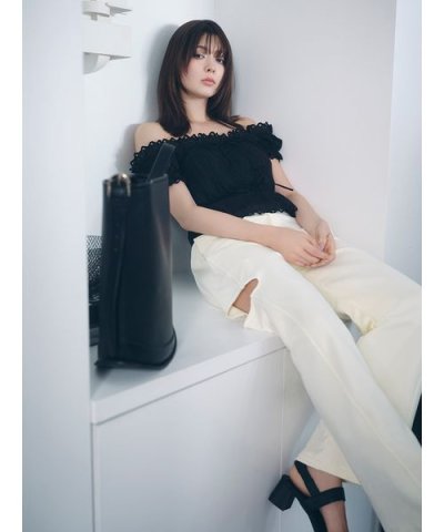 カットアウトスウェットパンツ