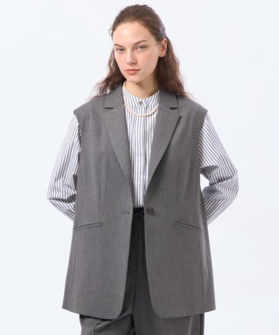 ウールツイルジレジャケット