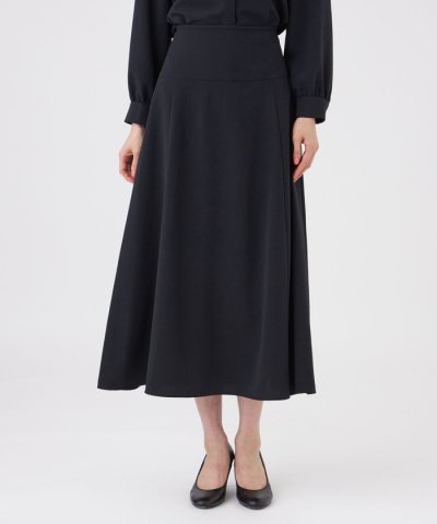 【ウォッシャブル・UV・防しわ】ストレッチジョーゼットスカート