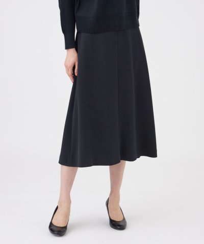 【美シリーズ・セットアップ対応・ウォッシャブル】バックサテンジョーゼットスカート