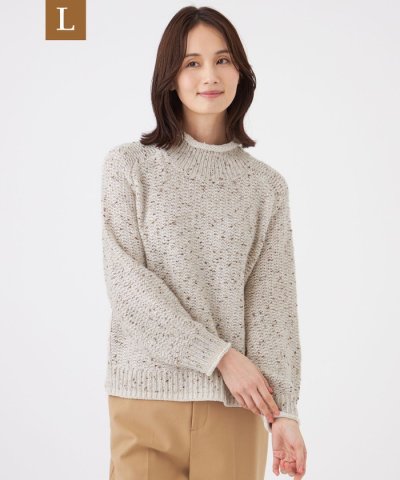 【L】スパングルファンシーヤーンプルオーバー