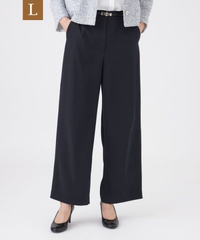 【L】【美シリーズ・セットアップ対応・ウォッシャブル】バックサテンジョーゼットパ