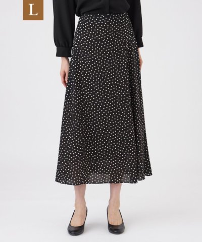 【L】【ウォッシャブル】ノルディスドットスカート