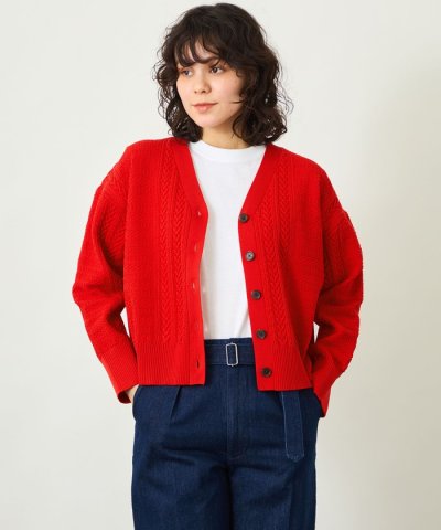 GREY LABEL ワイドケーブルカーディガン