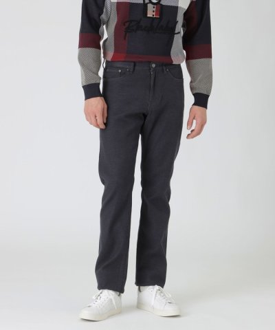 ダブルフェイスクレストブリッジチェックデニム