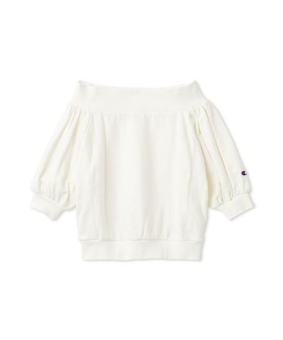 【FRAY I.D｜Champion】パフスリーブオフショルスウェット