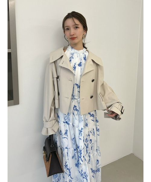 レザーベルトショートトレンチコート(508484754)｜阪急百貨店公式通販