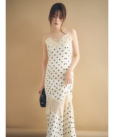 レーストリムマーメイドワンピース