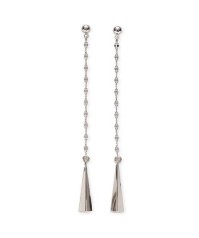 メタルバーチェーンピアス