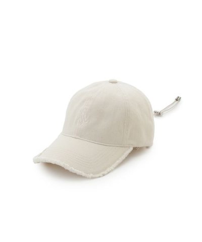 フロントロゴ刺繍フリンジキャップ