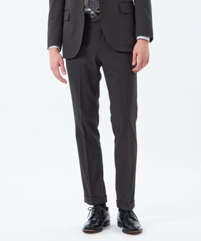 トロッター エクストラソリッドトラウザーズ【ドレスエクステンション】 ウール調ド