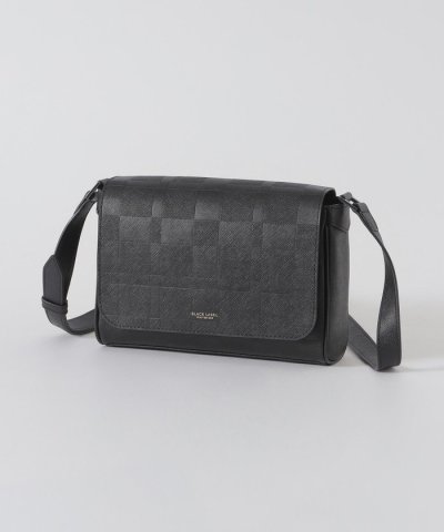 エンボスチェックメッセンジャーバッグ