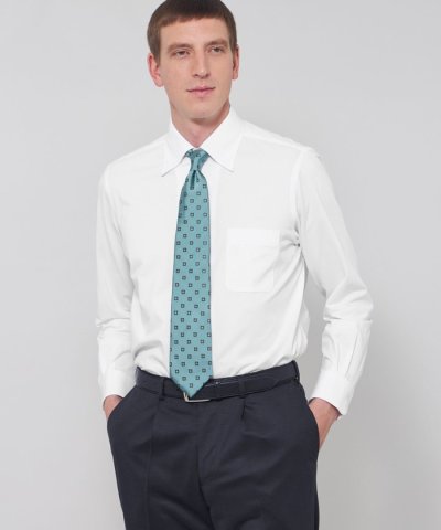 【FLEX JERSEY】ハニカムジャージーワンピースカラーシャツ