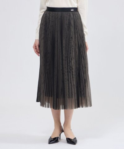 チュールプリーツスカート