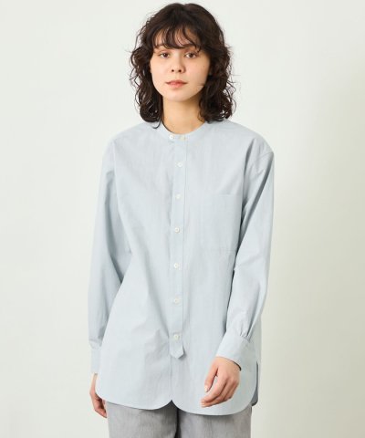 【GREY LABEL】バンドカラーシャツ