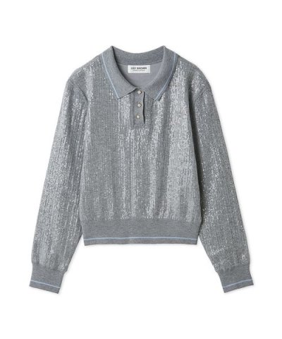 [L.B CANDY STOCK]2wayスパンコールニットカーディガン