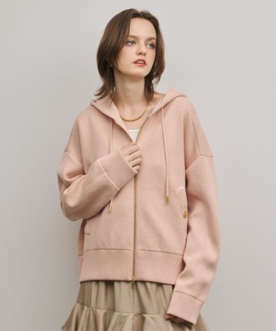 フォルムニットパーカー