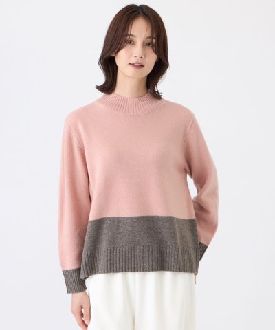 【L】【ウォッシャブル】エアリーウールニットプルオーバー