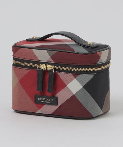 クレストブリッジチェックバニティポーチ