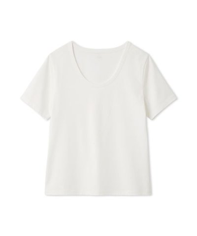 ラウンドネックTシャツ/接触冷感