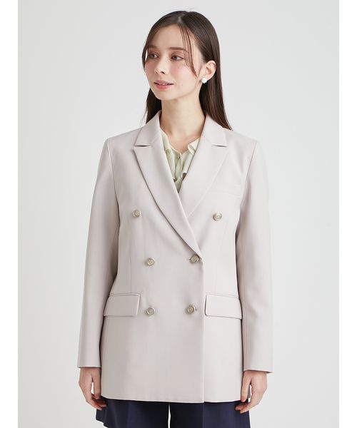 セットアップ対応】ダブルブレストテーラードジャケット(508707521