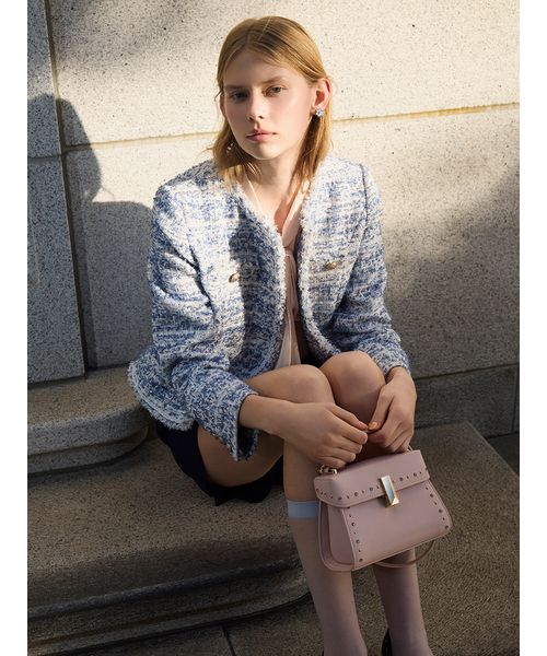 セットアップ対応】フリンジツイードジャケット(508707529)｜阪急