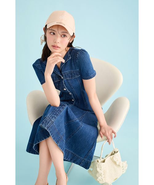 洗える】マーメイドデニムワンピース(508707532)｜阪急百貨店公式通販