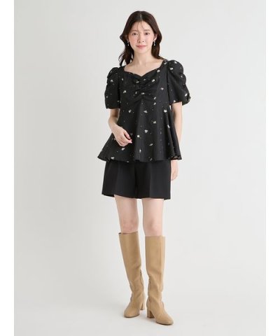 【洗える】ベルト付きショートパンツ