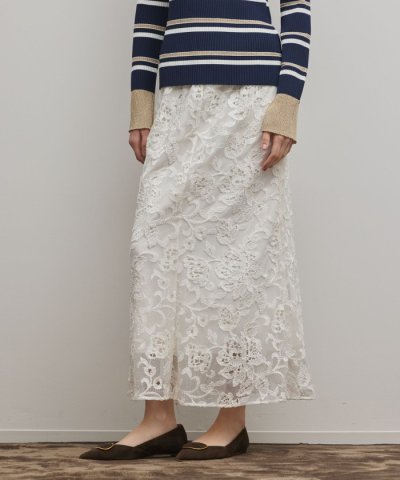 チュールレースマーメイドスカート