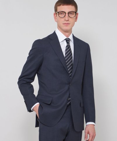 【NEW BRIDGE】【LoroPiana Fabric】マイクロチェックスー