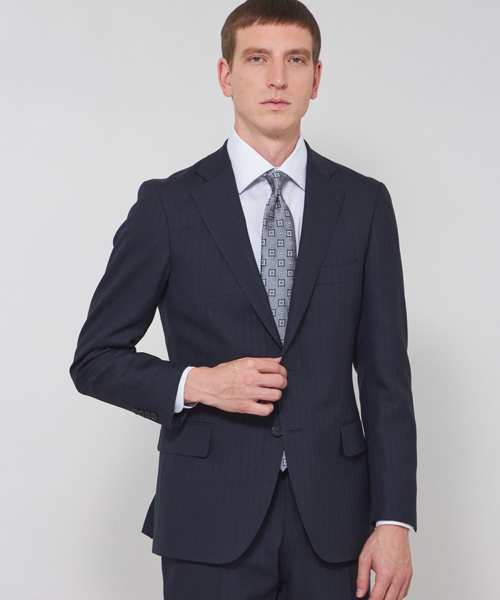 NEW BRIDGE】【DORMEUIL/ドーメル】シャドーストライプスーツ