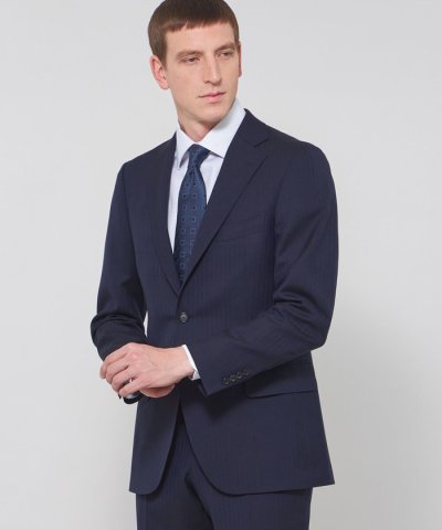 【NEW BRIDGE】Super110's ヘリンボーンスーツ