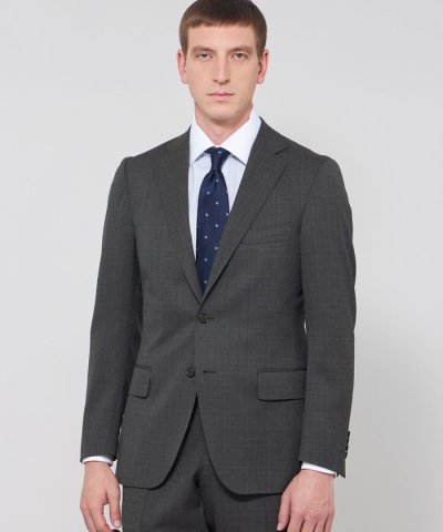 【NEW BRIDGE】Super110's コンビネーションチェックスーツ