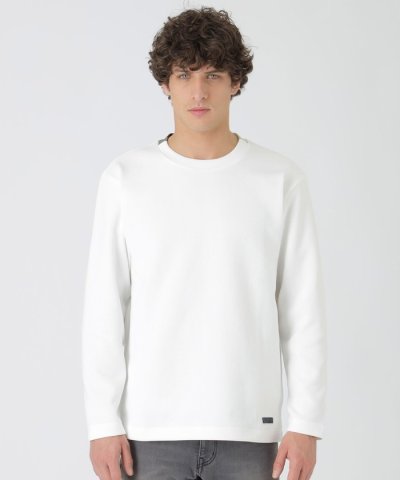 パーシャルチェックニットソー