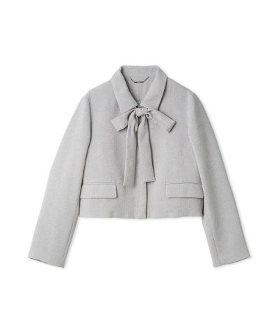 【セットアップ対応】バリエーションリボンショートジャケット