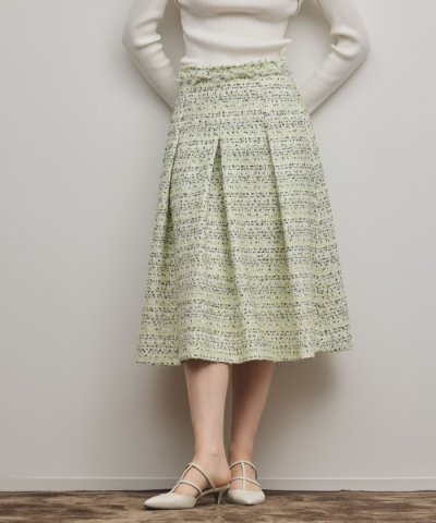 ミックスツイードスカート