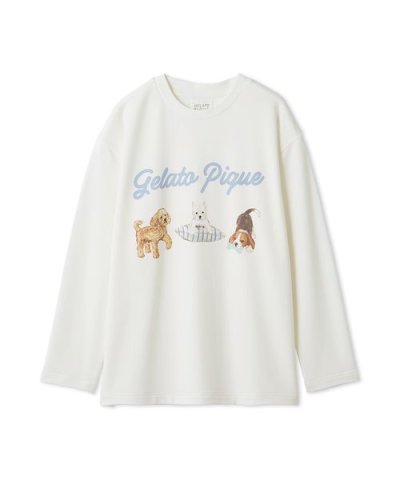 【UNISEX】プレイフルDOGワンポイントロンT