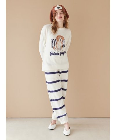 【UNISEX】エアリーモコボーダーロングパンツ