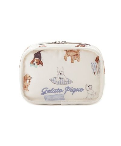 プレイフルDOG総柄ティッシュポーチ