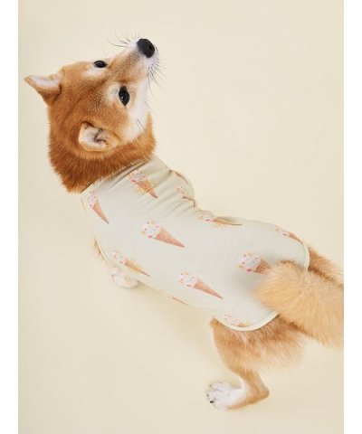 【CAT&DOG】アイス柄カットソープルオーバー