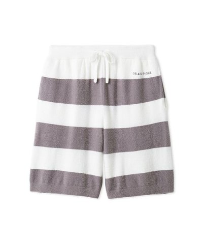 【HOMME】スムーズィー2ボーダーハーフパンツ