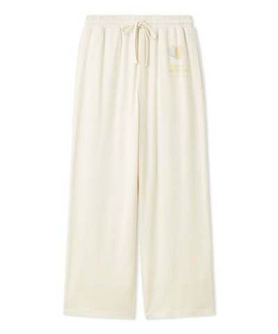 【kansai yamamoto】【レディース】ワンポイントレーヨンロゴロングパ