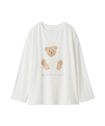 抗菌防臭バスローブベアワンポイントロンT