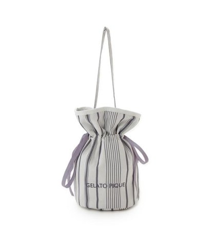 ガーゼパイピングリボン巾着