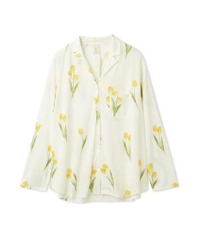 チューリップ柄シャツ