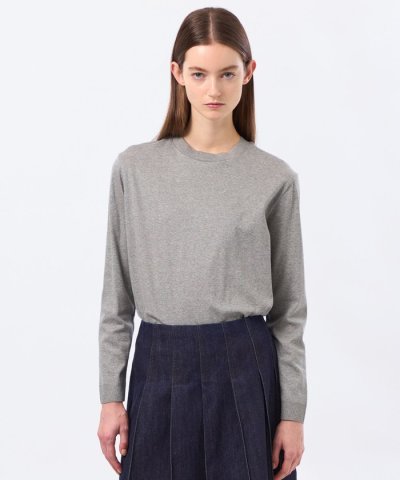 シルキーコットンニットプルオーバー